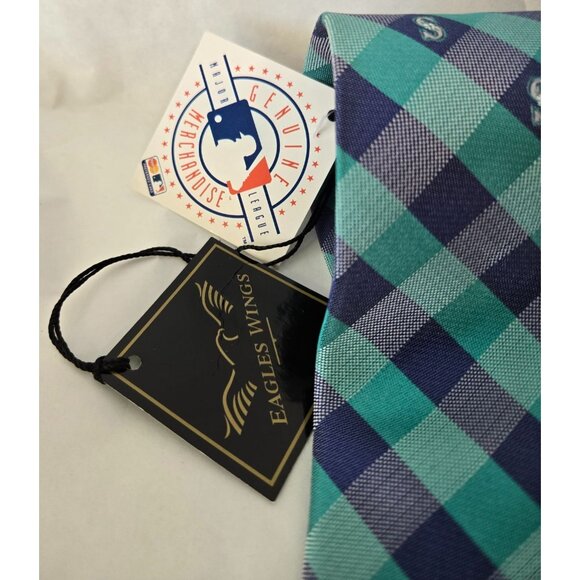 Seattle Mariners Licensed Necktie 56in Baseball Fanatic Officewear MLB - Picture 2 of 4